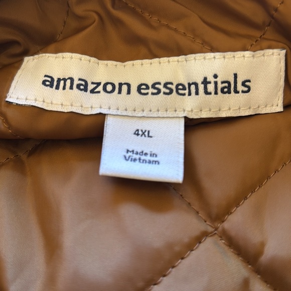 Amazon Essentials Corduroy Work Jacket Zipper Chestnut Brown XXXL - Picture 5 of 5